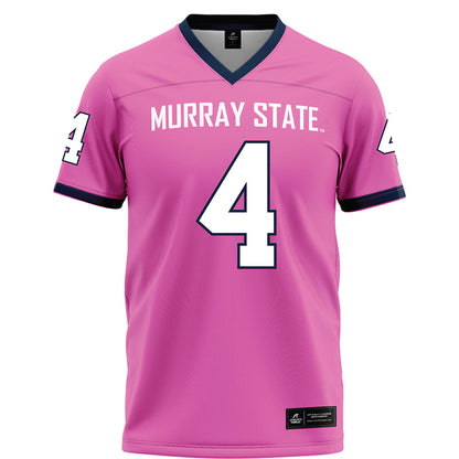 Murray State - NCAA Football : Thomas OHara - Pink Football Jersey-0