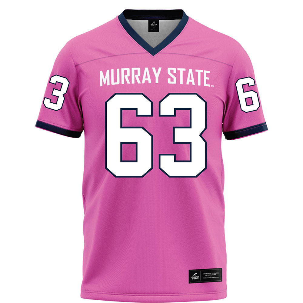 Murray State - NCAA Football : Jacob Darby - Pink Football Jersey-0