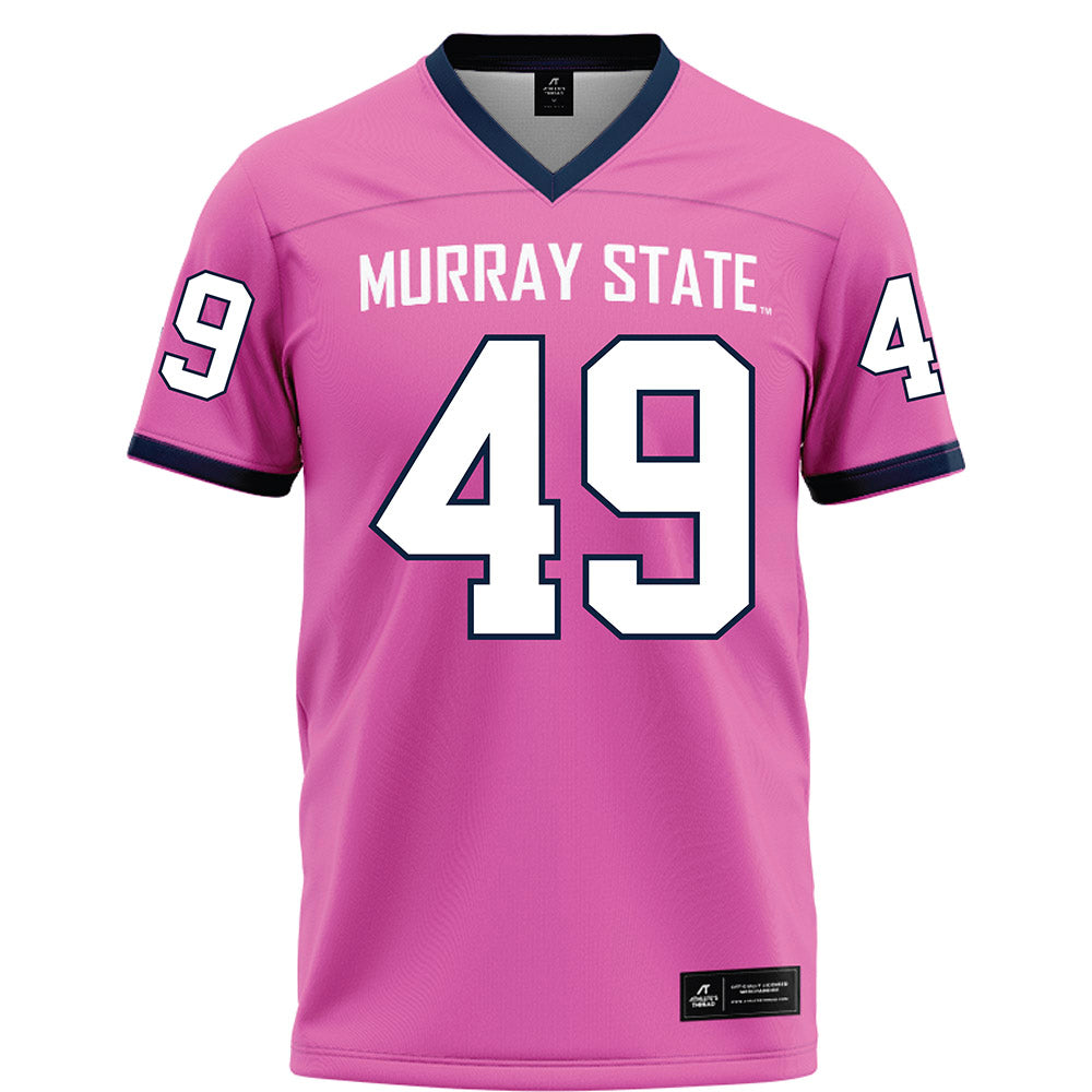 Murray State - NCAA Football : Jackson Mann - Pink Football Jersey-0