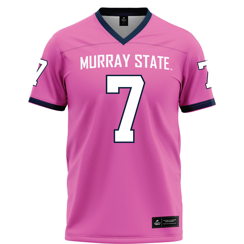 Murray State - NCAA Football : Marion Ponds - Pink Football Jersey-0