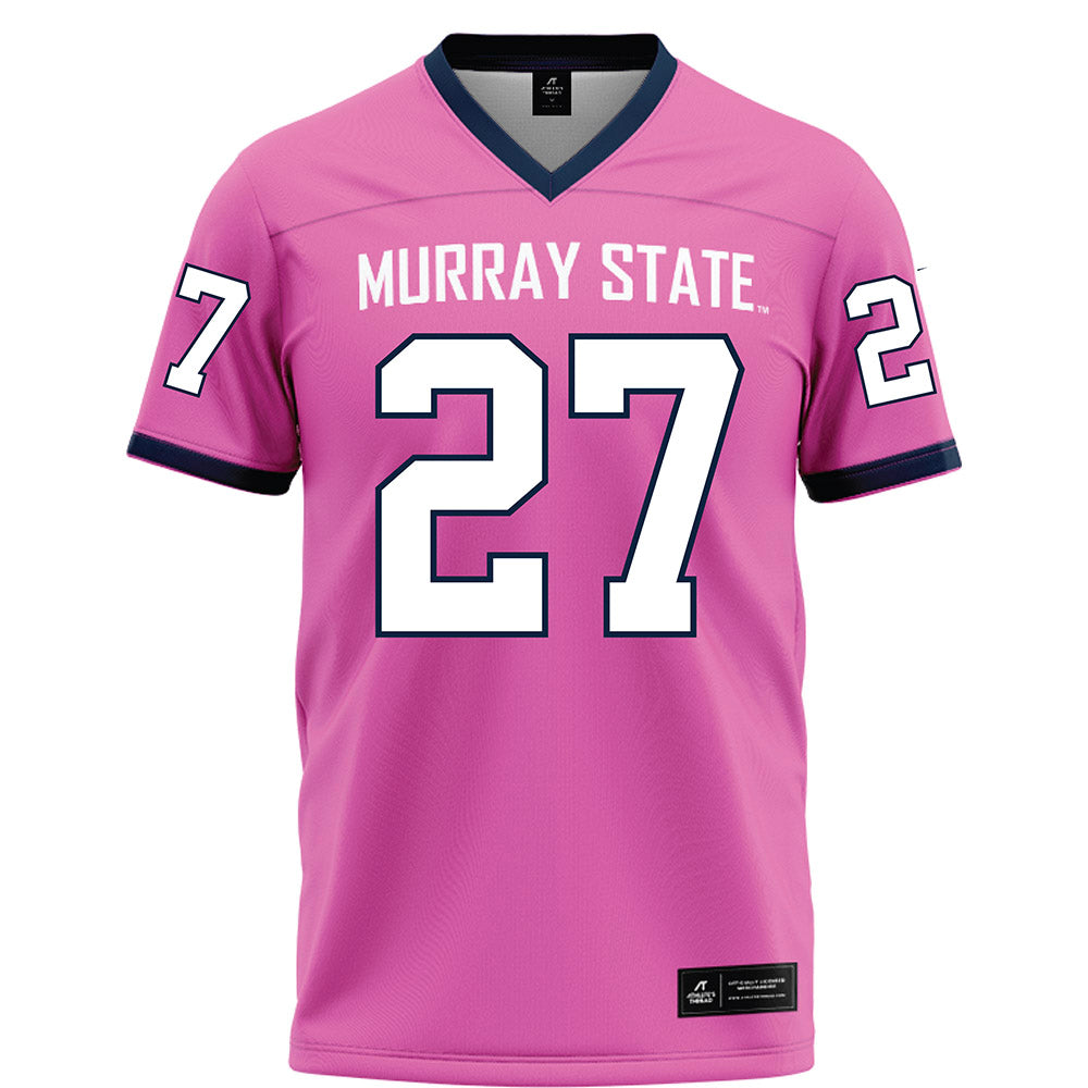 Murray State - NCAA Football : Tomorris Green - Pink Football Jersey-0