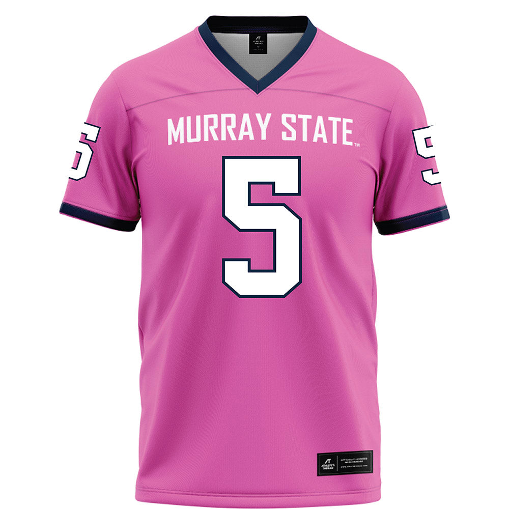 Murray State - NCAA Football : Sawyer Deerman - Pink Football Jersey-0