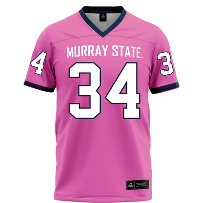 Murray State - NCAA Football : Spencer Conn - Pink Football Jersey-0