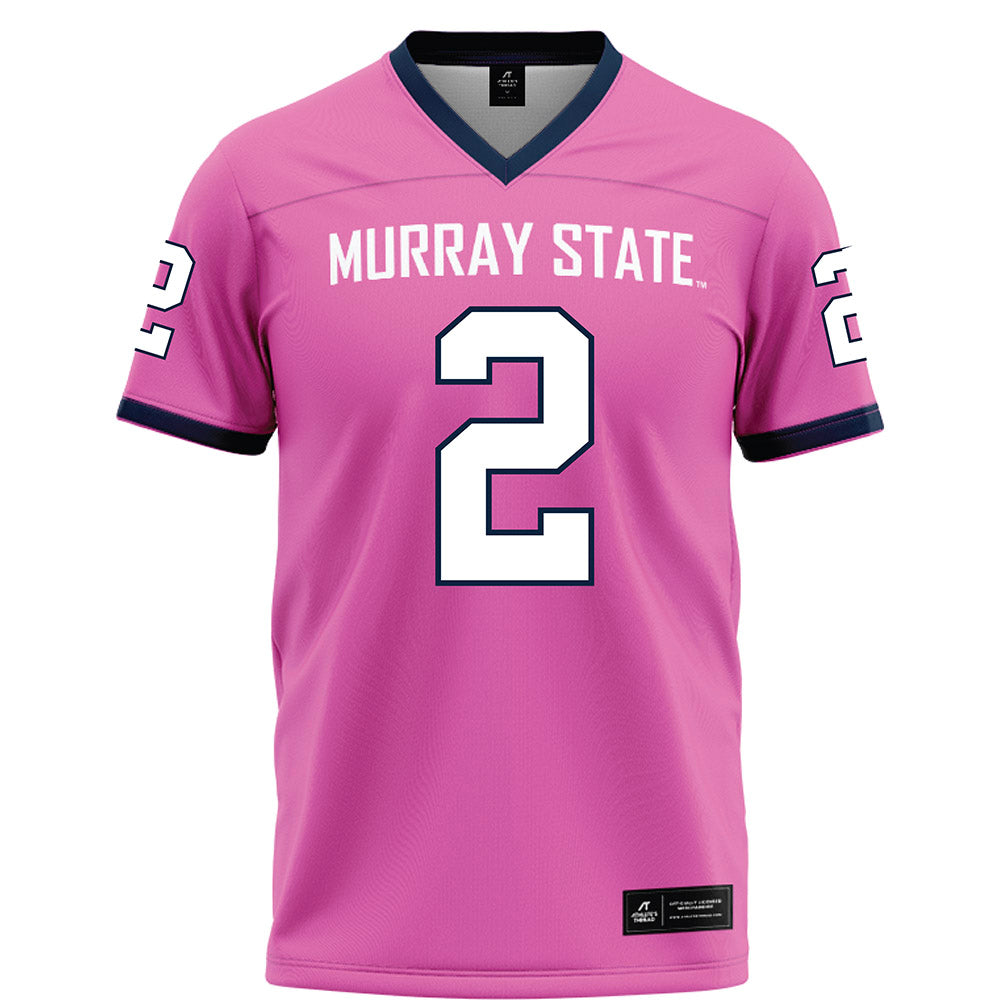 Murray State - NCAA Football : Jkalon Carter - Pink Football Jersey-0