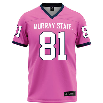 Murray State - NCAA Football : Noah Berrini - Pink Football Jersey-0