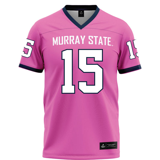 Murray State - NCAA Football : Lj Green - Pink Football Jersey