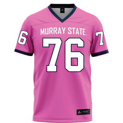 Murray State - NCAA Football : Daniel Cole - Pink Football Jersey-0