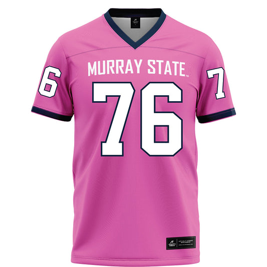 Murray State - NCAA Football : Daniel Cole - Pink Football Jersey-0