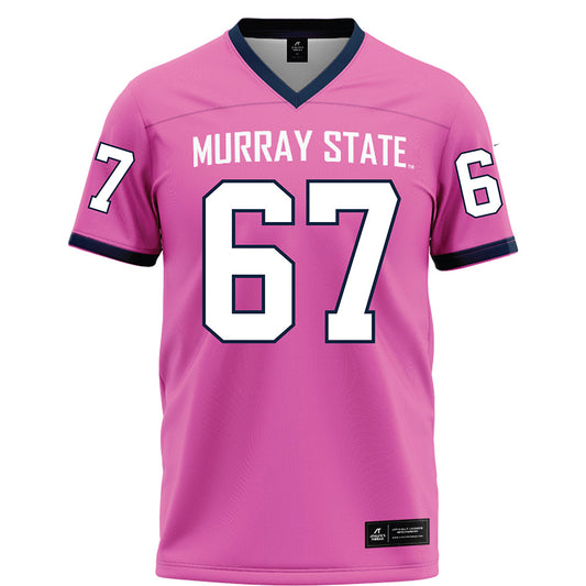 Murray State - NCAA Football : Thatcher Nagle - Pink Football Jersey-0