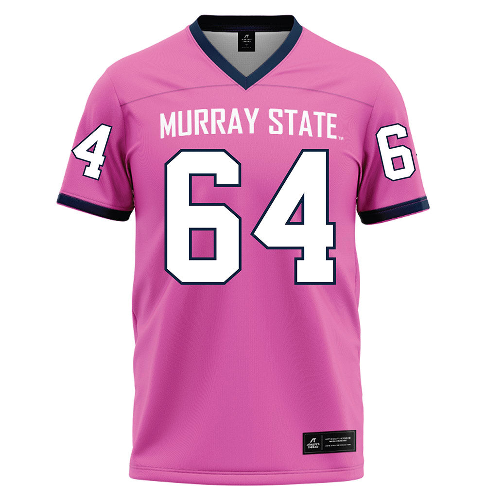 Murray State - NCAA Football : Kenneth McGill - Pink Football Jersey-0