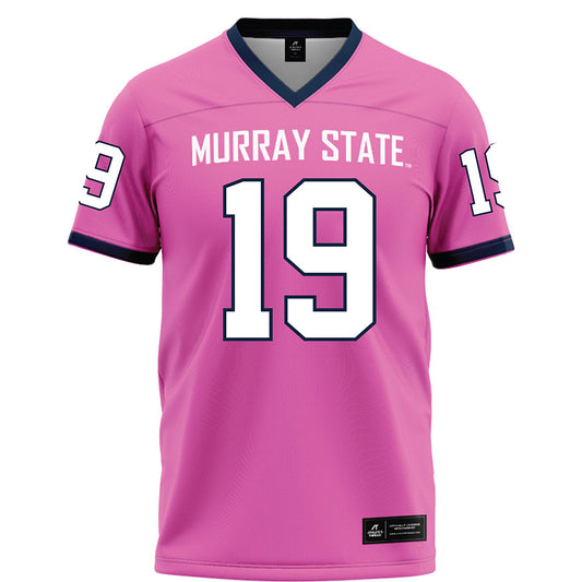 Murray State - NCAA Football : Matt Masingill - Pink Football Jersey-0