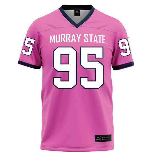 Murray State - NCAA Football : AaMarii Lofton - Pink Football Jersey-0