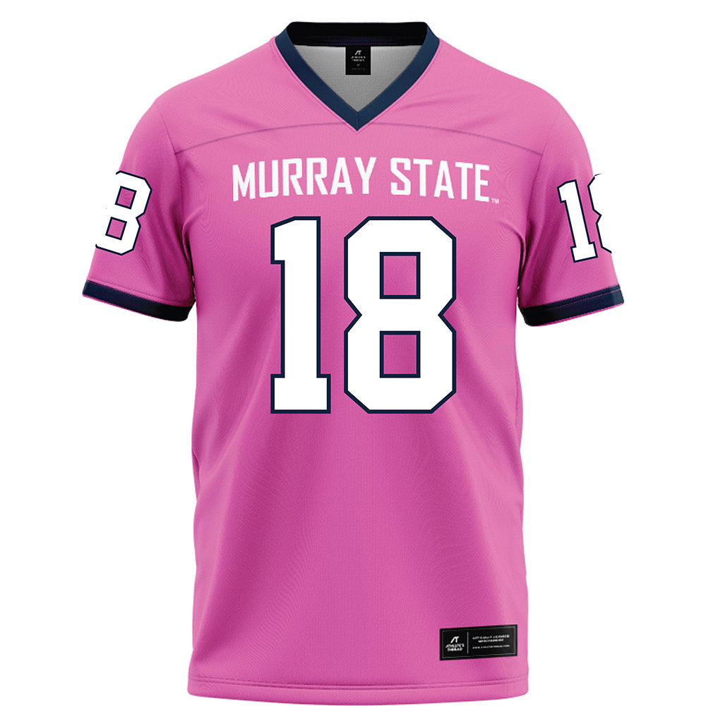 Murray State - NCAA Football : HANK LAGORCE - Pink Football Jersey-0