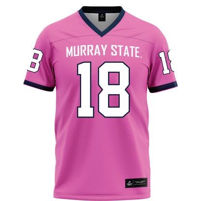 Murray State - NCAA Football : HANK LAGORCE - Pink Football Jersey-0