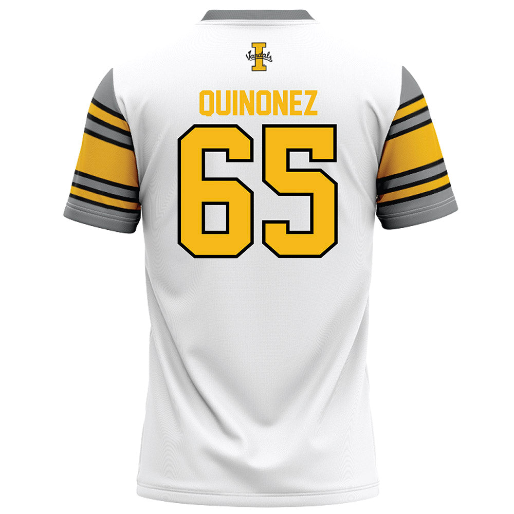 Idaho - NCAA Football : Christopher Quinonez - White Football Jersey-1