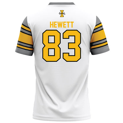 Idaho - NCAA Football : Sawyer Hewett - White Football Jersey-1