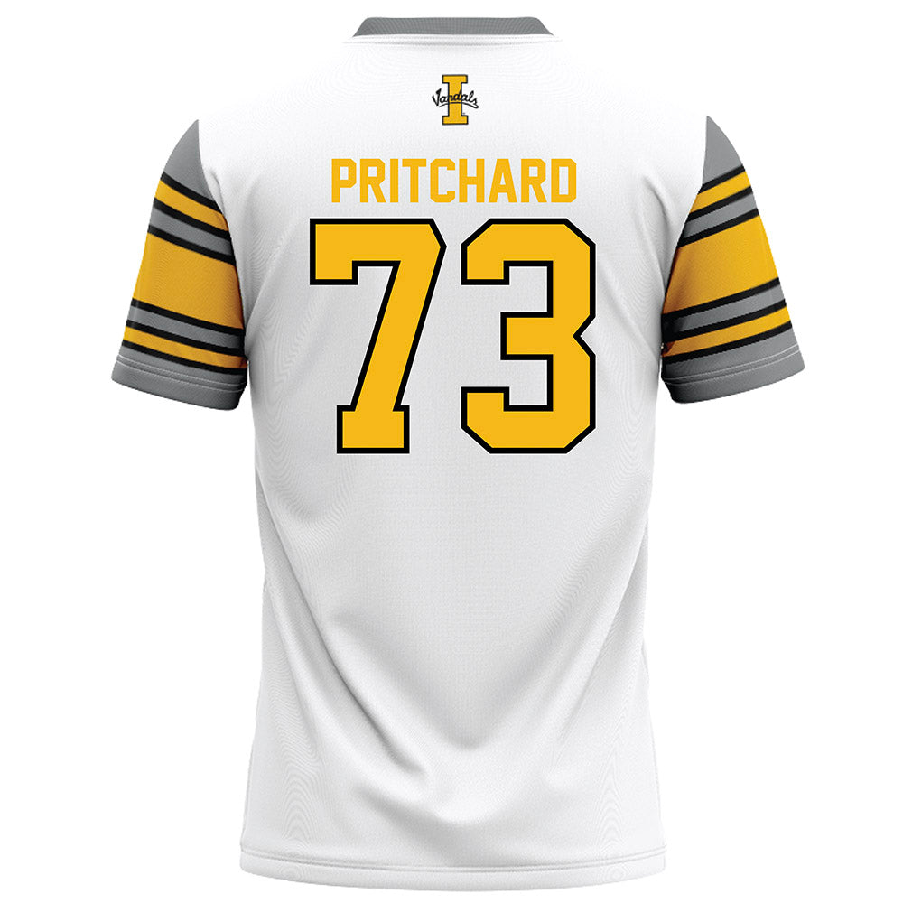 Idaho - NCAA Football : Nathan Pritchard - White Football Jersey-1