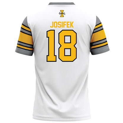 Idaho - NCAA Football : Nicholas Josifek - White Football Jersey