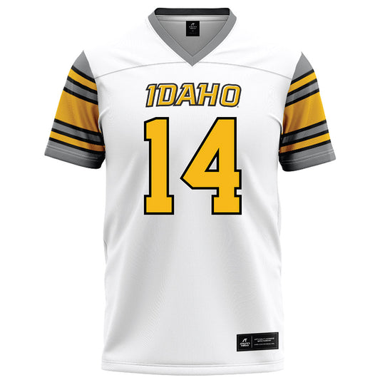 Idaho - NCAA Football : Sawyer Teeney - White Football Jersey-0