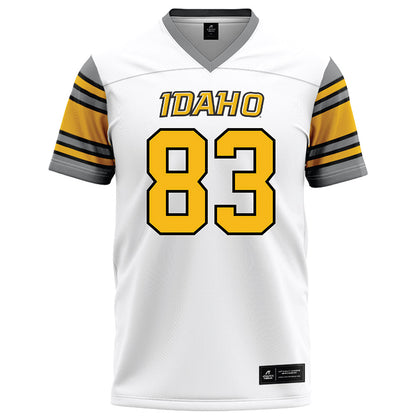 Idaho - NCAA Football : Sawyer Hewett - White Football Jersey-0