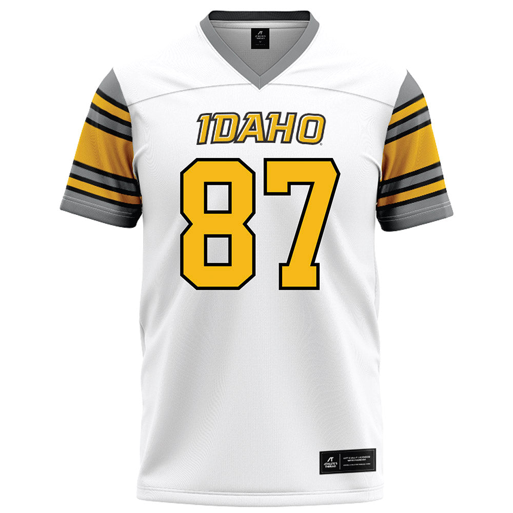 Idaho - NCAA Football : Gabe Hoffmann - White Football Jersey-0