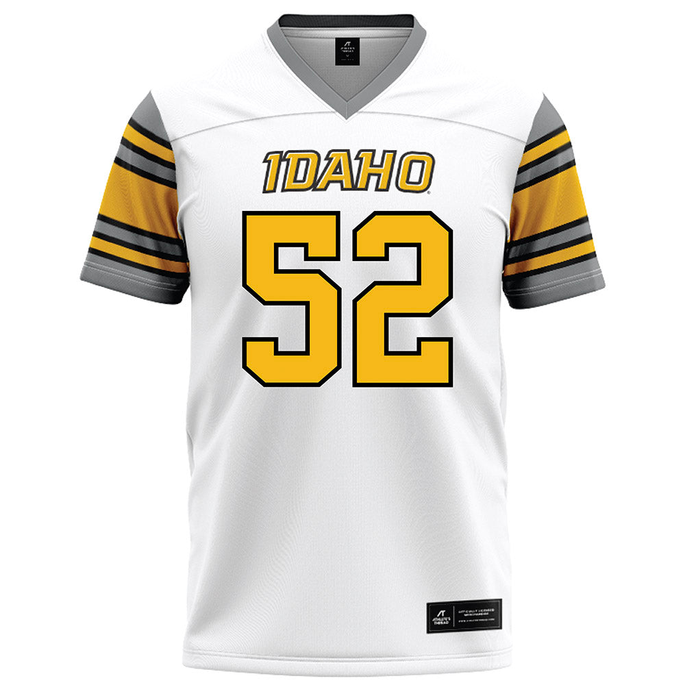 Idaho - NCAA Football : Jack Giannini - White Football Jersey-0