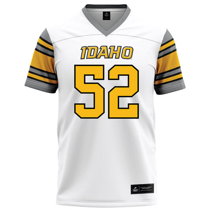 Idaho - NCAA Football : Jack Giannini - White Football Jersey-0