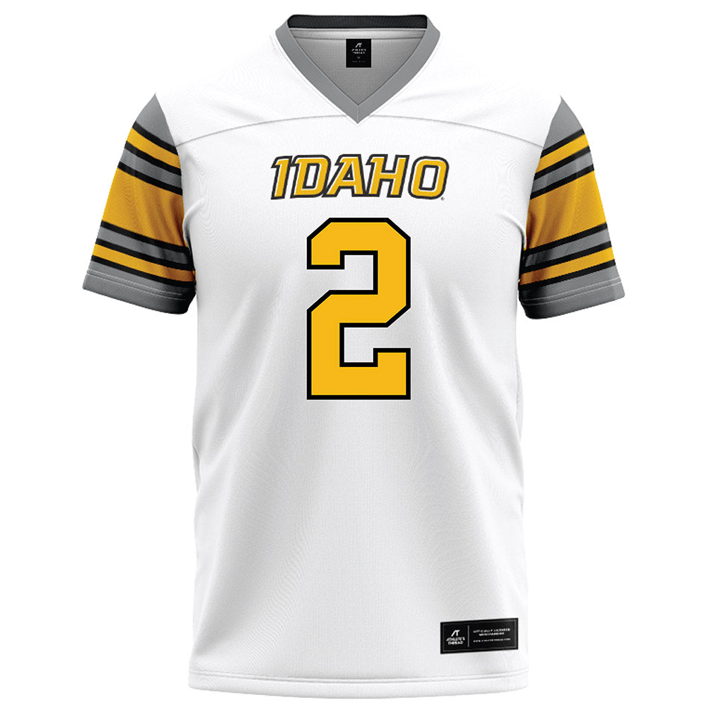 Idaho - NCAA Football : Lonyatta Alexander Jr. - White Football Jersey-0