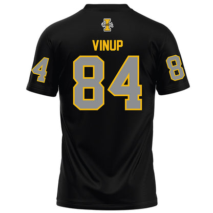 Idaho - NCAA Football : Joseph Vinup - Black Football Jersey-1