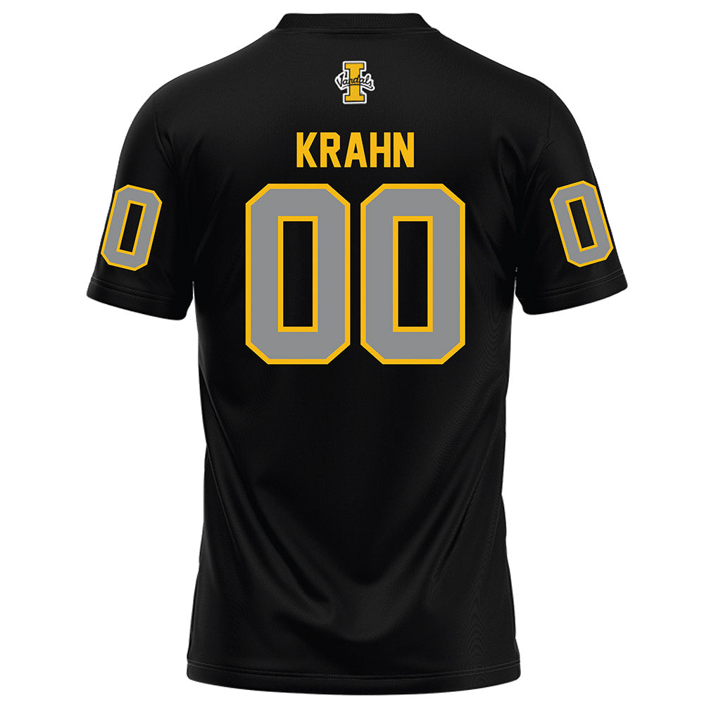 Idaho - NCAA Football : Mason Krahn - Black Football Jersey-1