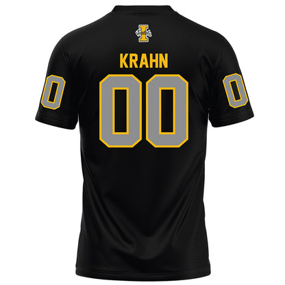 Idaho - NCAA Football : Mason Krahn - Black Football Jersey-1