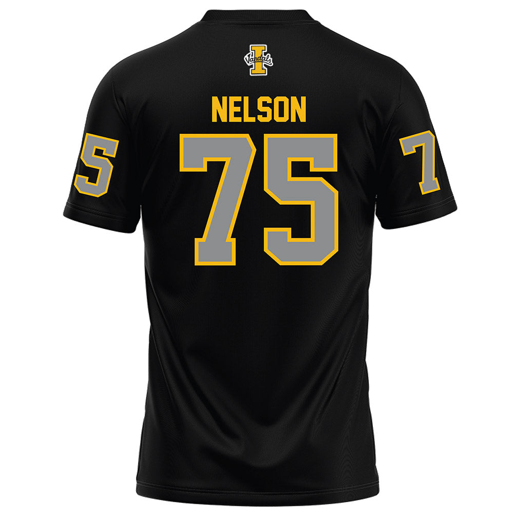 Idaho - NCAA Football : LeRonn Nelson - Black Football Jersey-1