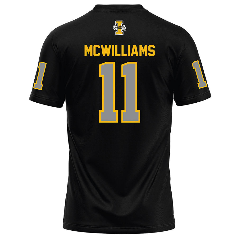 Idaho - NCAA Football : Nolan McWilliams - Black Football Jersey-1
