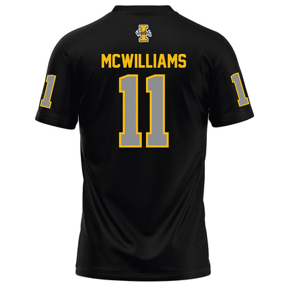 Idaho - NCAA Football : Nolan McWilliams - Black Football Jersey-1