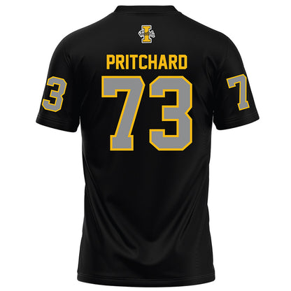 Idaho - NCAA Football : Nathan Pritchard - Black Football Jersey-1