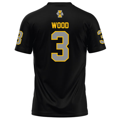 Idaho - NCAA Football : Joshua Wood - Black Football Jersey-1