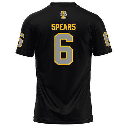 Idaho - NCAA Football : Zakhari Spears - Black Football Jersey-1