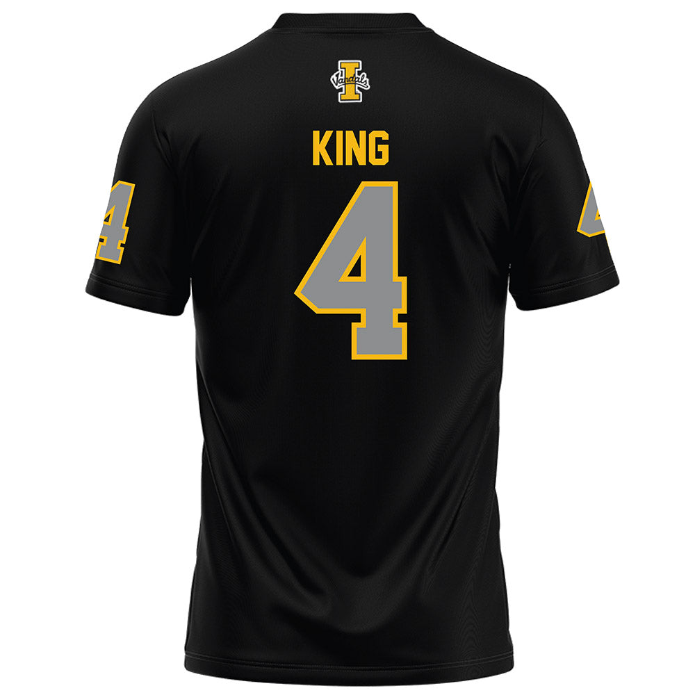 Idaho - NCAA Football : Isiah King - Black Football Jersey-1