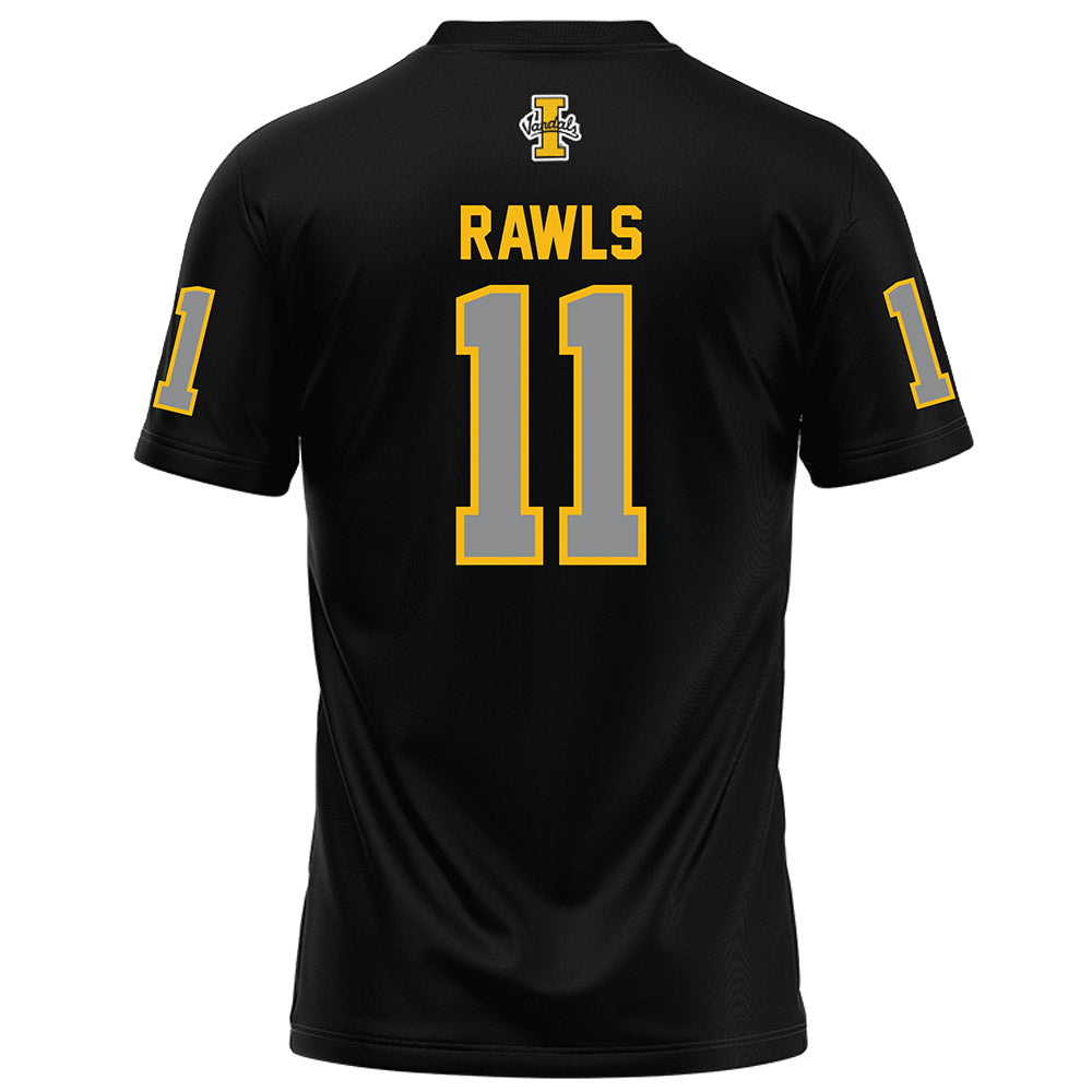 Idaho - NCAA Football : Khaled Rawls - Black Football Jersey-1