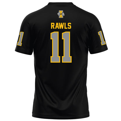 Idaho - NCAA Football : Khaled Rawls - Black Football Jersey-1