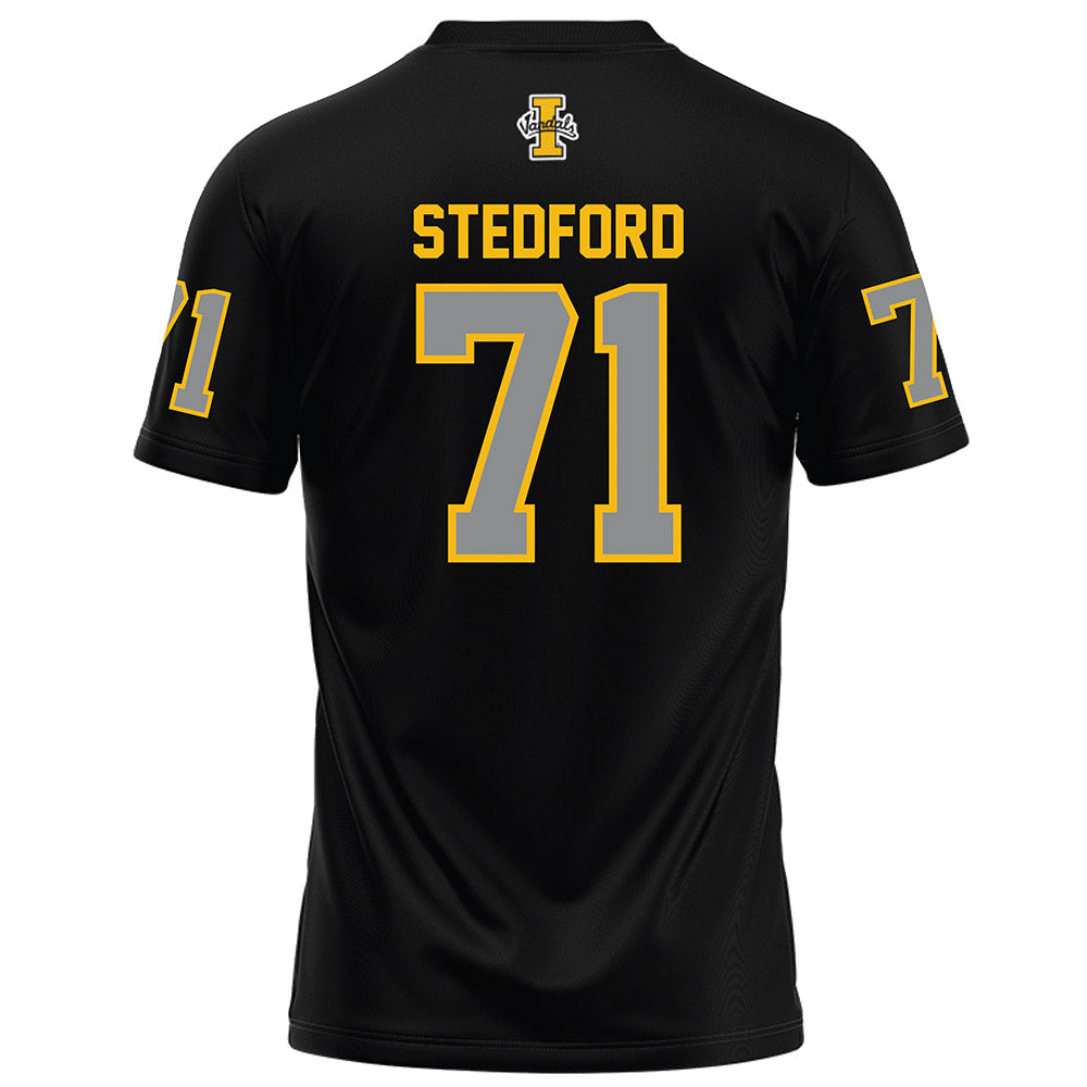 Idaho - NCAA Football : Howard Stedford - Black Football Jersey-1