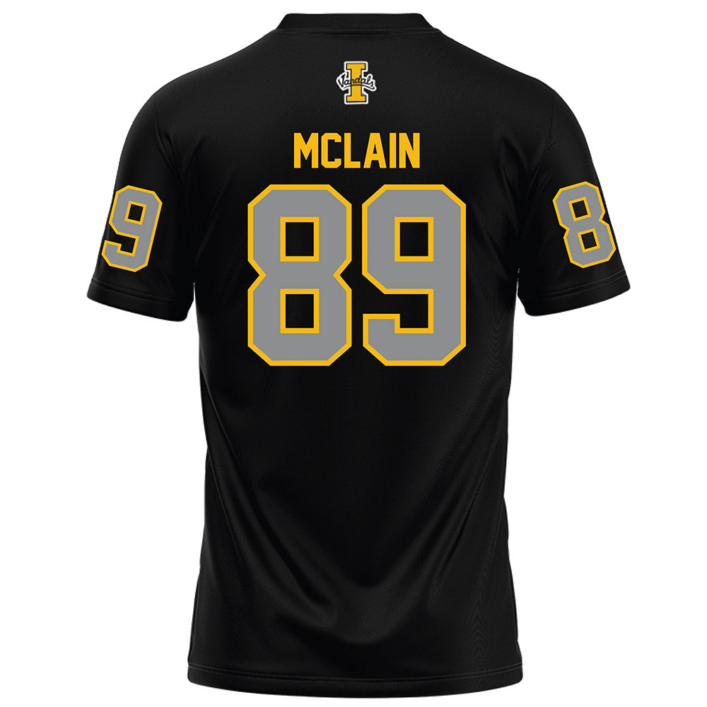 Idaho - NCAA Football : Matyus McLain - Black Football Jersey