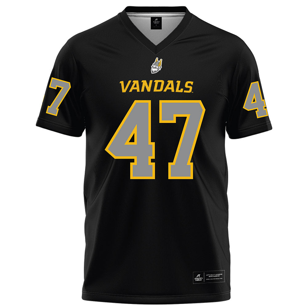 Idaho - NCAA Football : LJ Harm - Black Football Jersey-0