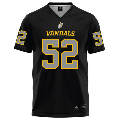 Idaho - NCAA Football : Jack Giannini - Black Football Jersey-0