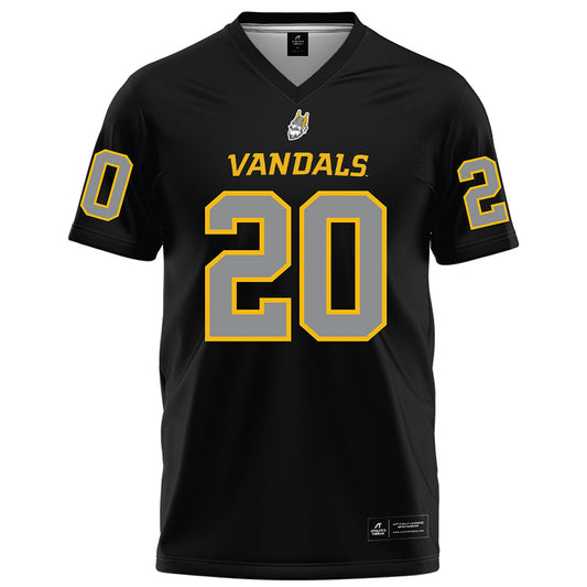Idaho - NCAA Football : Elisha Cummings - Black Football Jersey-0