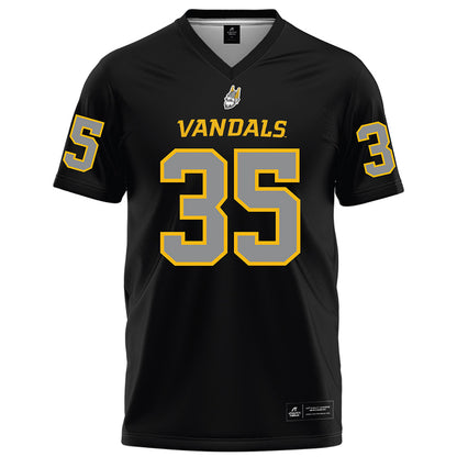 Idaho - NCAA Football : Isiah Bivins - Black Football Jersey-0