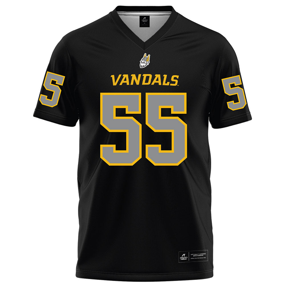 Idaho - NCAA Football : Maake Apo - Black Football Jersey-0