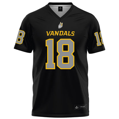 Idaho - NCAA Football : Nicholas Josifek - Black Football Jersey