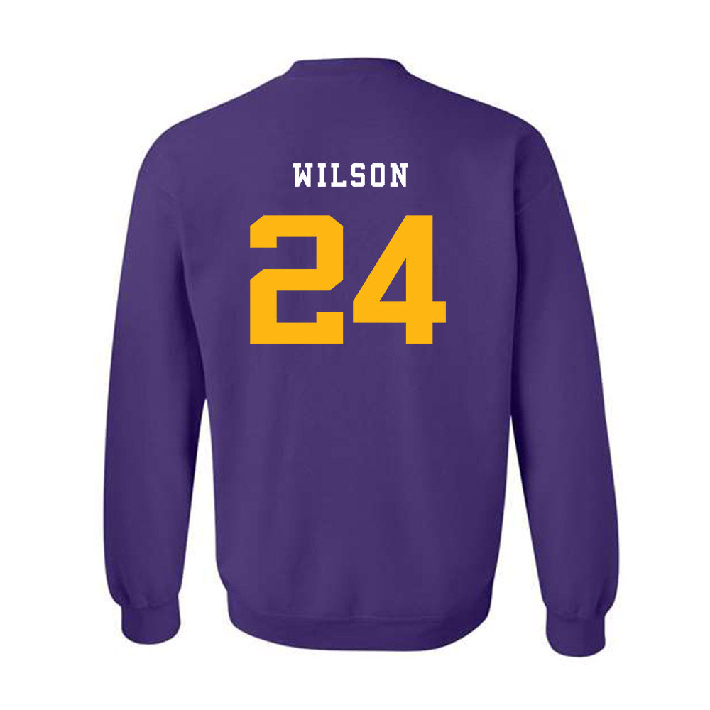 Northern Iowa - NCAA Men's Basketball : Jalen Wilson - Classic Fashion Shersey Crewneck Sweatshirt-1
