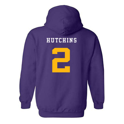 Northern Iowa - NCAA Men's Basketball : Geon Hutchins - Classic Fashion Shersey Hooded Sweatshirt-1